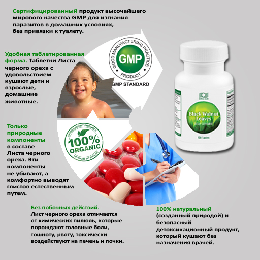 Преимущества продукта Лист черного ореха